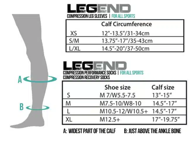 Compression Leg Sleeves  Legend® Compression Wear · Dunbar Medical