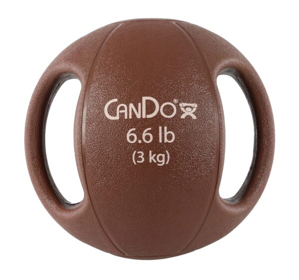 CanDo® Molded Dual Handle Medicine Ball