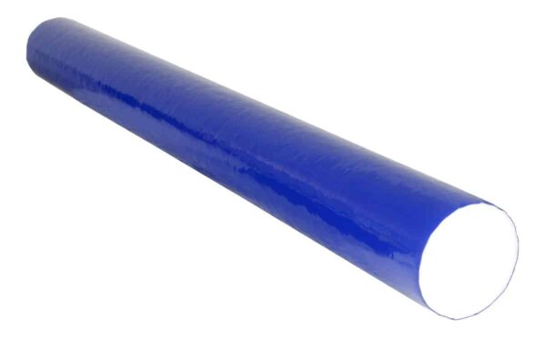 Cando PE foam roller with blue Tufcoat Finish