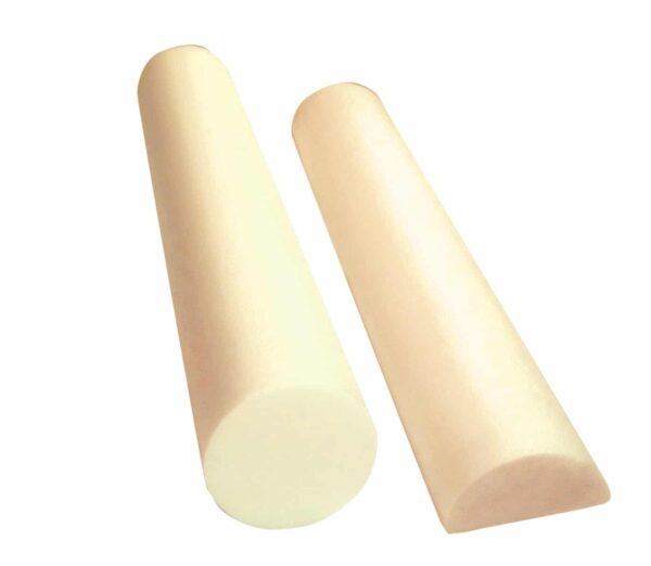 CanDo® Foam Roller - Antimicrobial - Beige PE Foam