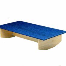 CanDo® Rocker Board - Wooden with Carpet