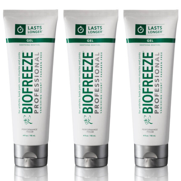 BioFreeze Professional – 4 oz Tube (Pack of 3)