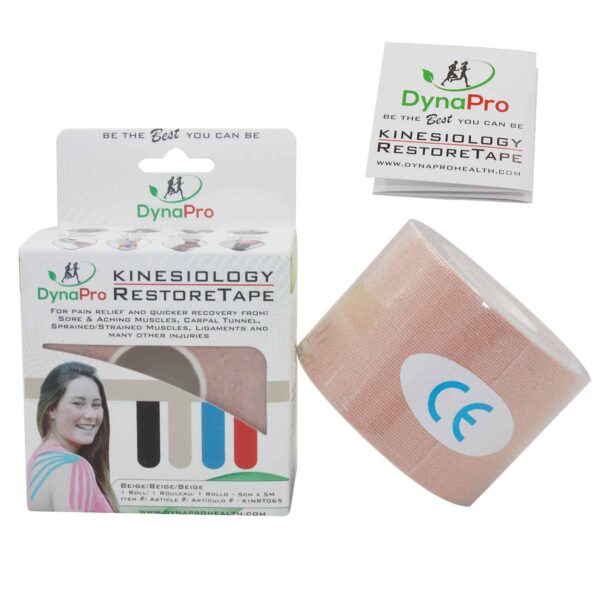 DynaPro Kinesiology RestoreTape - Beige