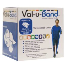 Val-u-Band® - Low Powder Exercise Band- 50 yard - blueberry-heavy