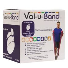 Val-u-Band® - Low Powder Exercise Band - 50 yard - plum-xheavy