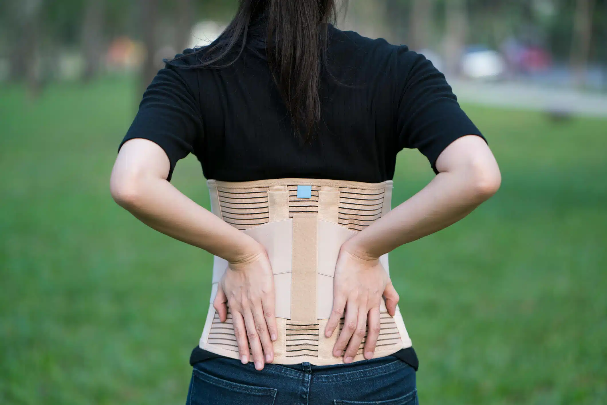 Full Back Support Brace with Removable Dorso-lumbar Pad - Back Pain Relief