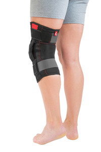 Mueller Hinged Knee brace In Use - Rear View